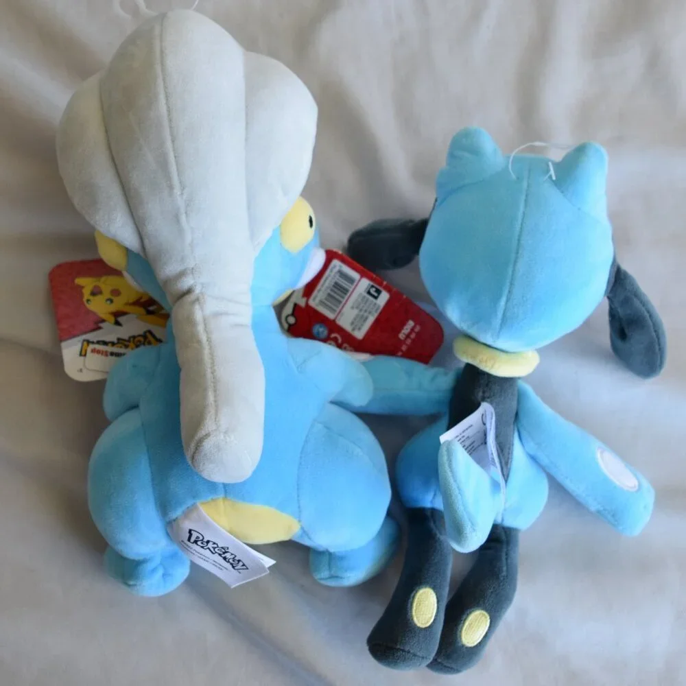 NWT POKEMON Bagon and Riolu Plushie Bundle Blue Multicolor